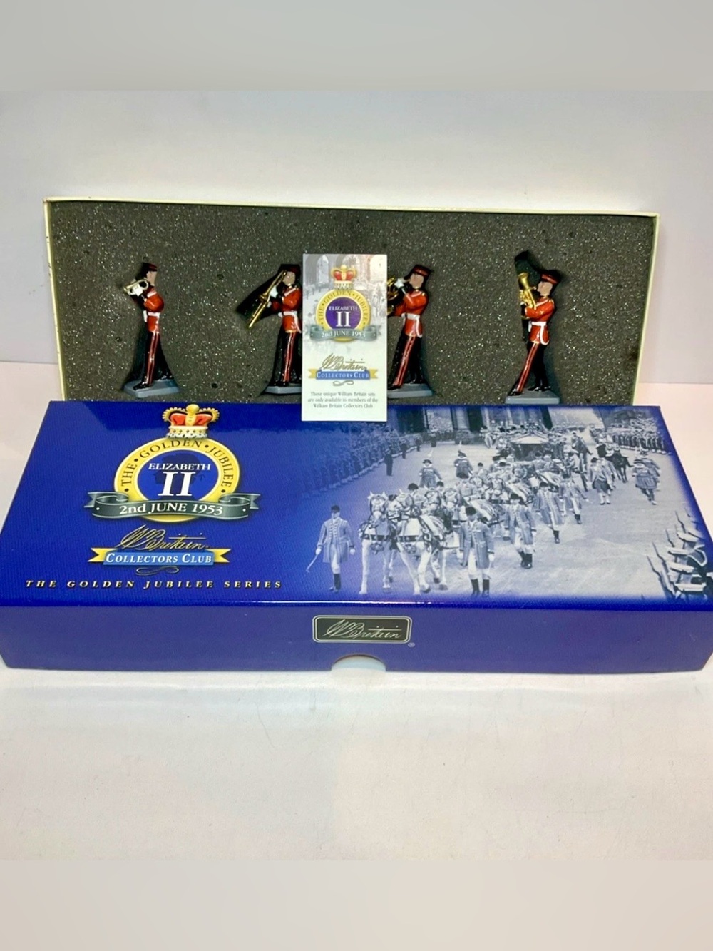 William Britain Band of the Lifeguards Set 3 #40302 Boxed Metal Toy Soldiers